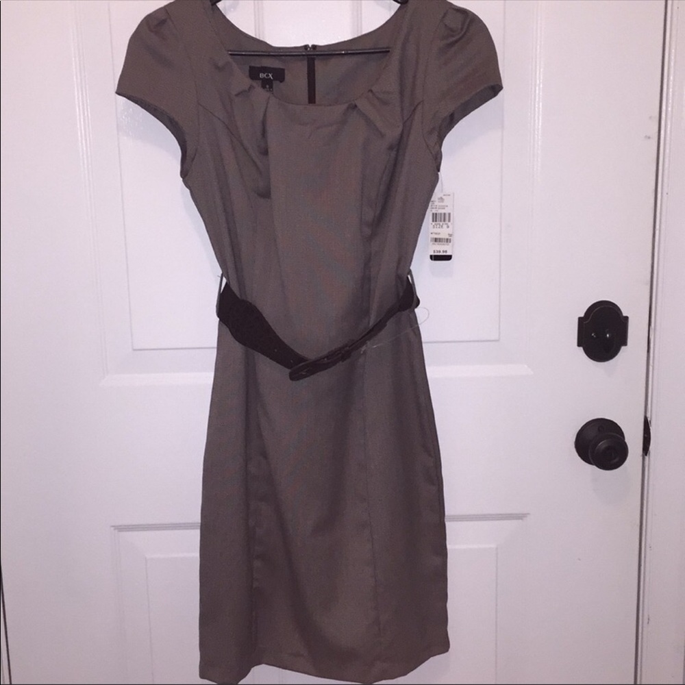 BCX Brown business casual dress